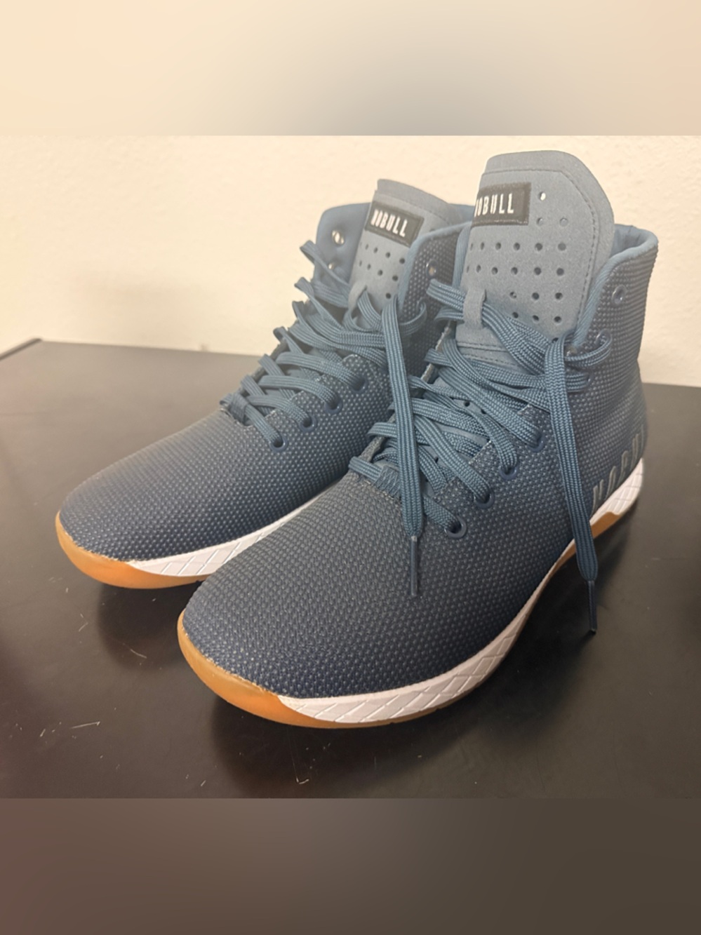 NOBULL Navy High-Top Sneakers with Gum Sole